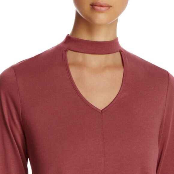 Cupio Long Sleeve Choker Blouse Large NWT - Picture 3 of 7